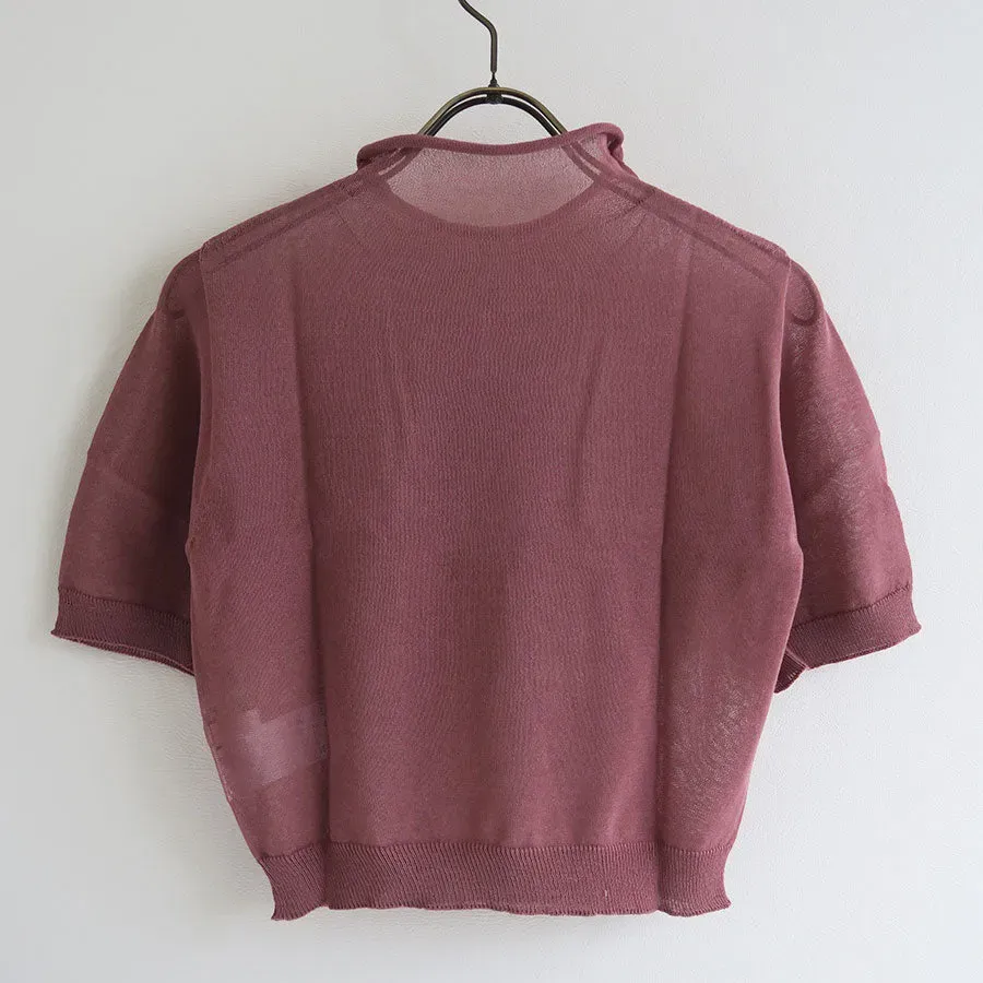 Sheer Cropped Knit