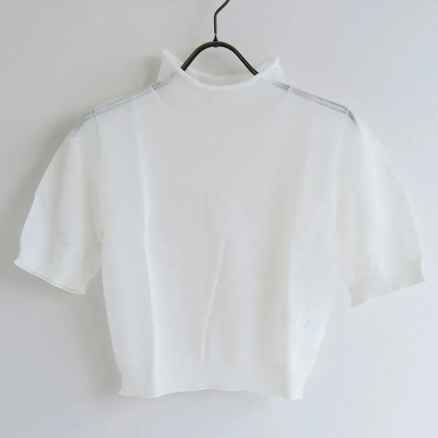 Sheer Cropped Knit