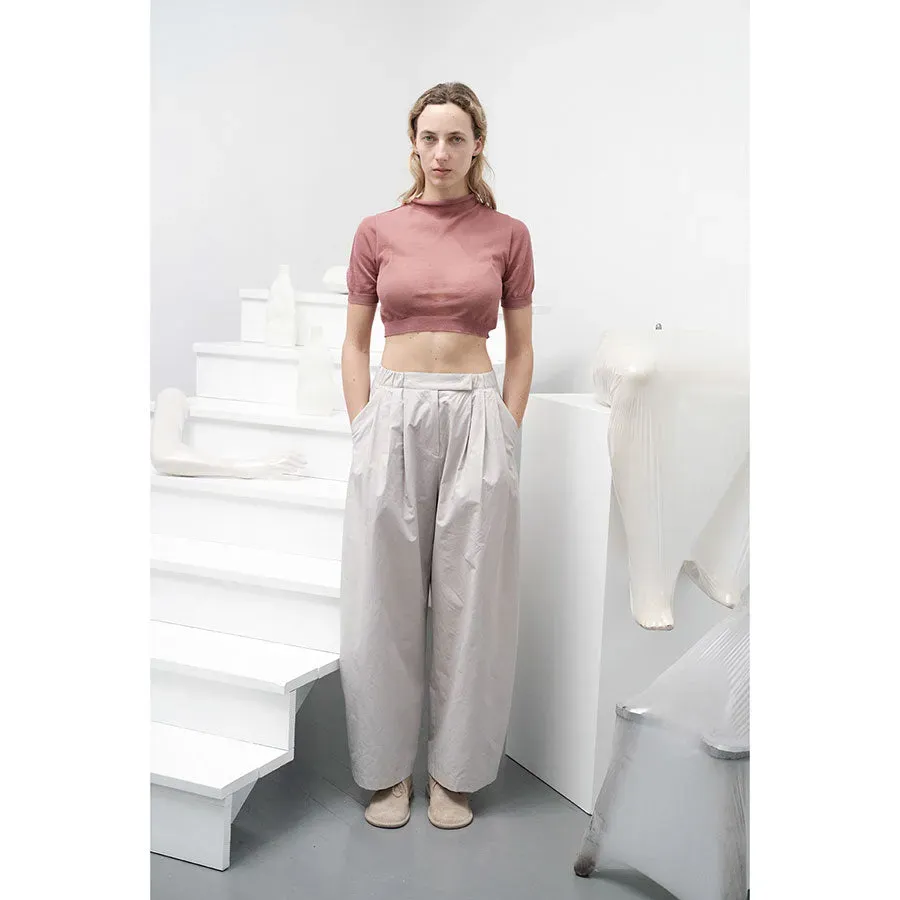 Sheer Cropped Knit