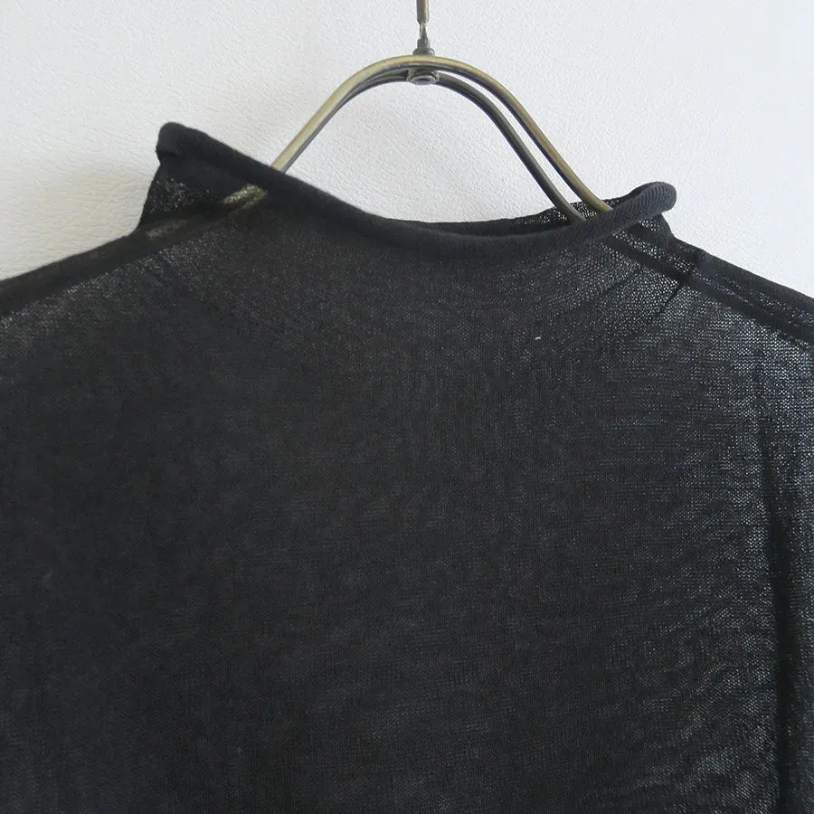 Sheer Cropped Knit