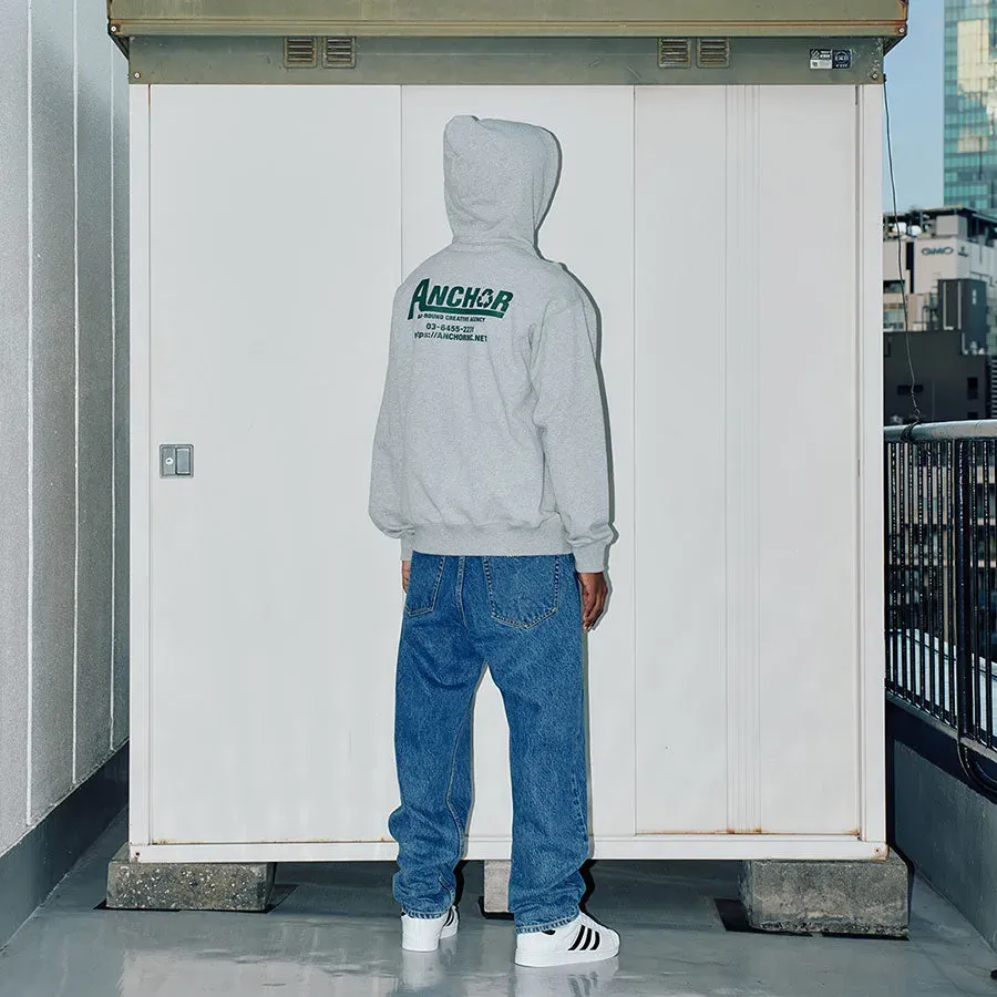 Bold Logo Washed Baggy Jeans