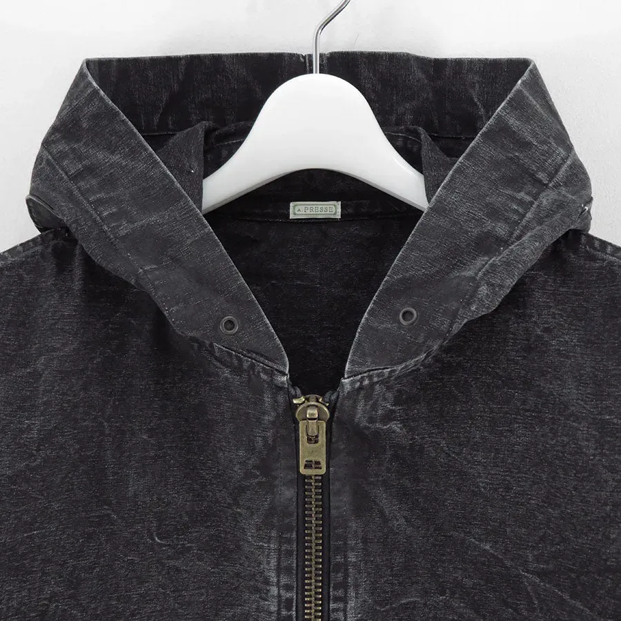 Vintage Us Navy Zip Hoodie