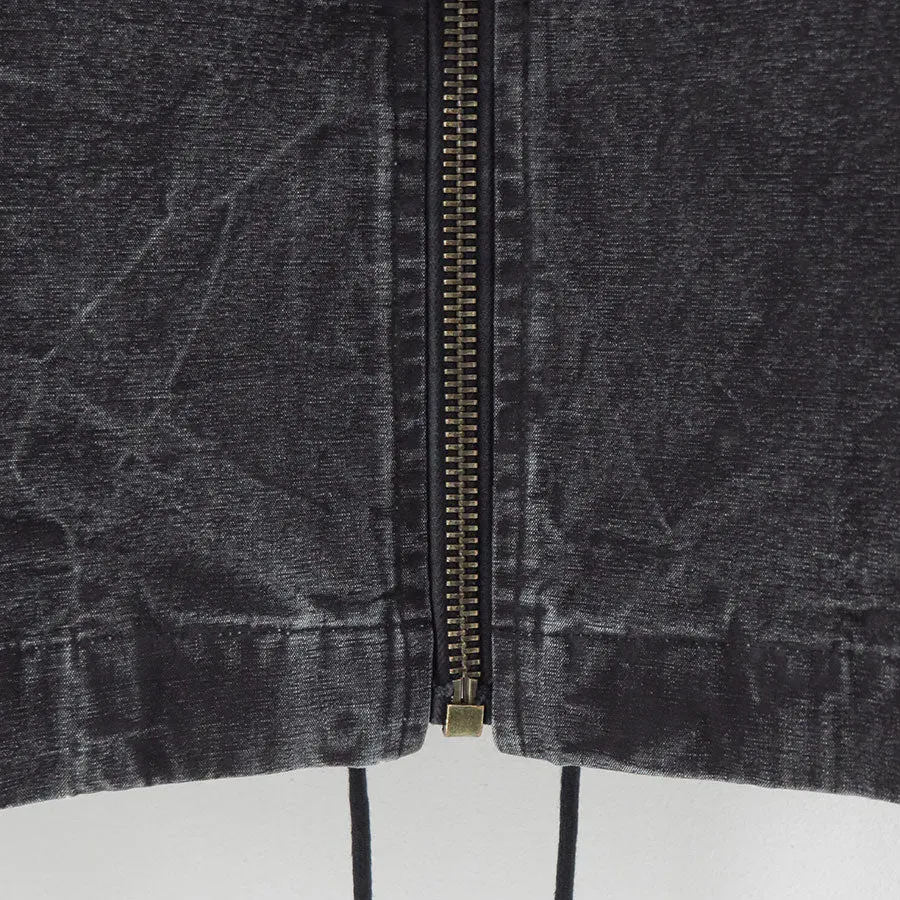Vintage Us Navy Zip Hoodie