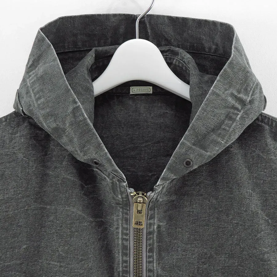 Vintage Us Navy Zip Hoodie