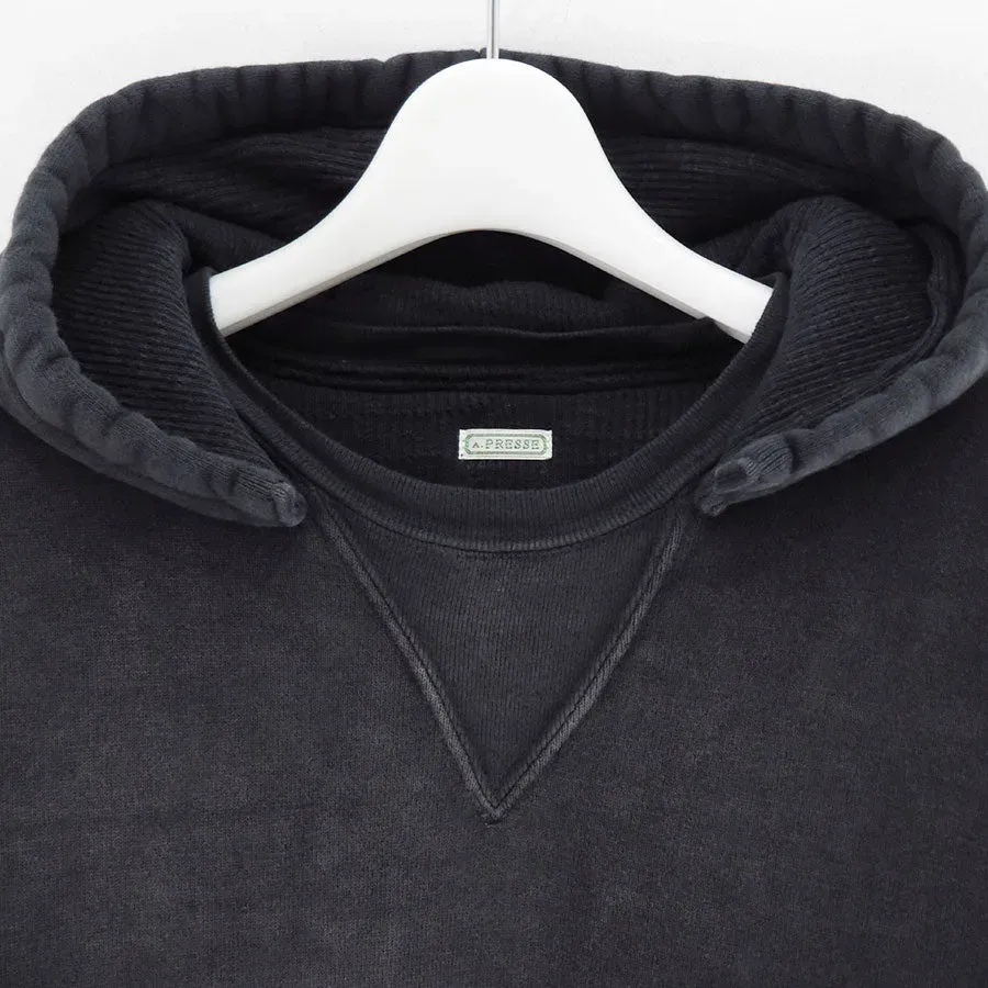 Vintage Attached Hood Sweat Parka
