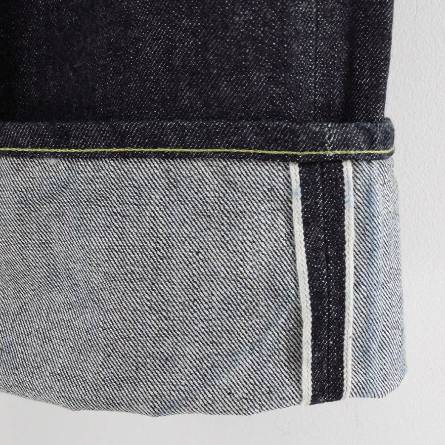 Washed Denim Wide Pants