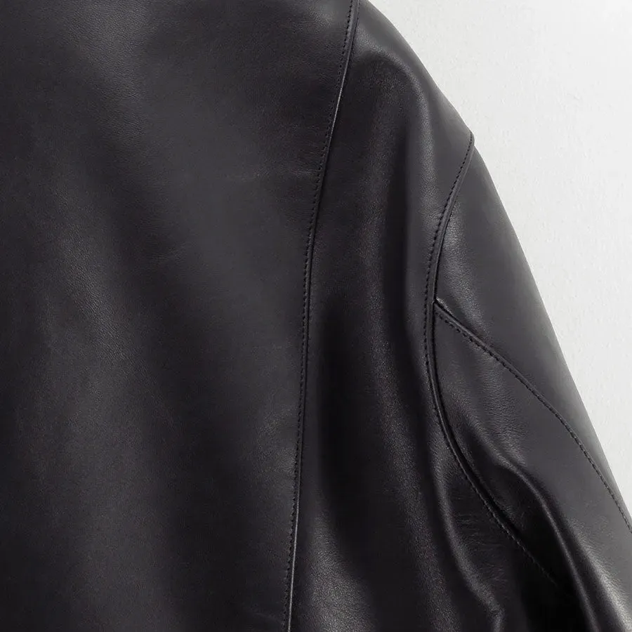 Leather French Riders Jacket