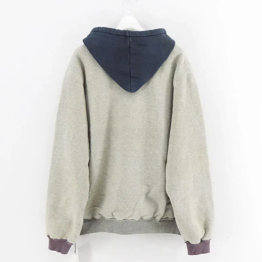 Vintage Attached Hood Sweat Parka