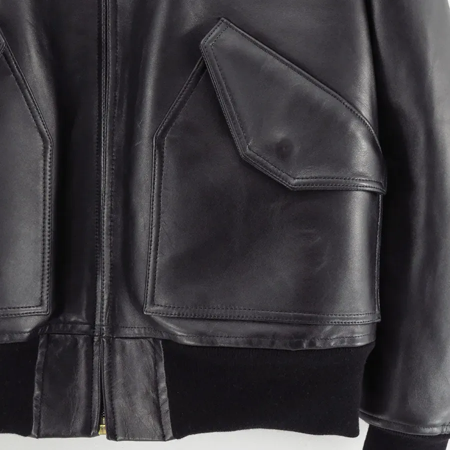 Leather Cwu-45 Flight Jacket