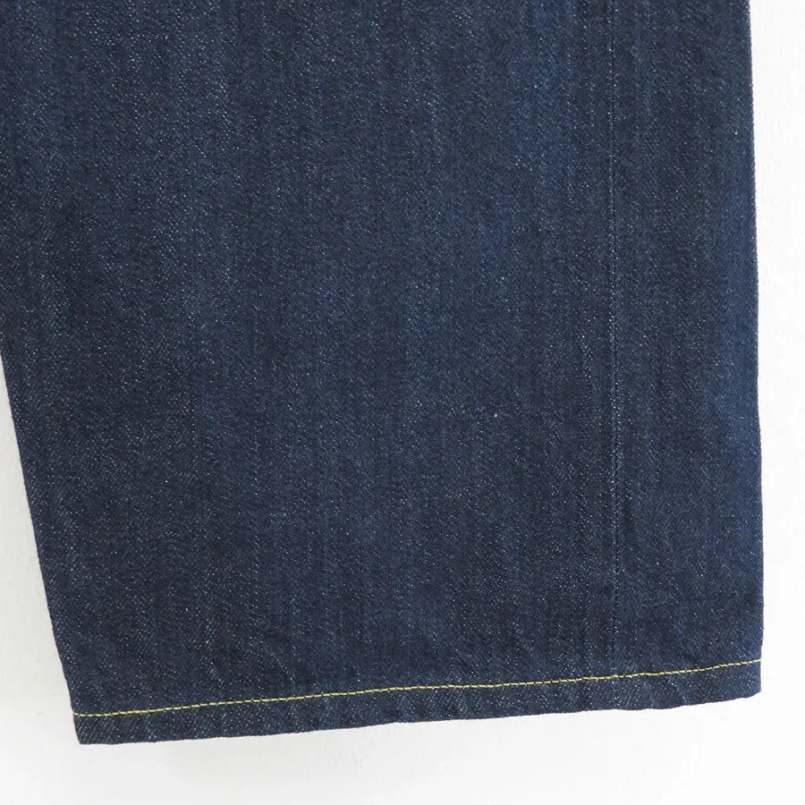 No.22 Washed Wide Denim Pants