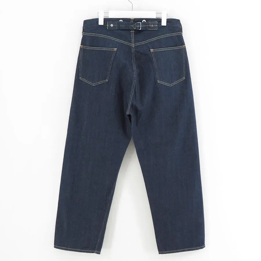 No.22 Washed Wide Denim Pants