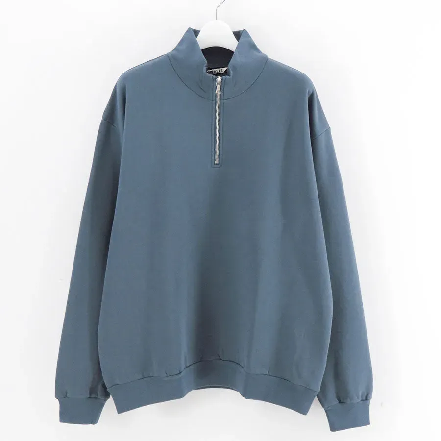 Elastic High Gauge Sweat Half Zip P/O