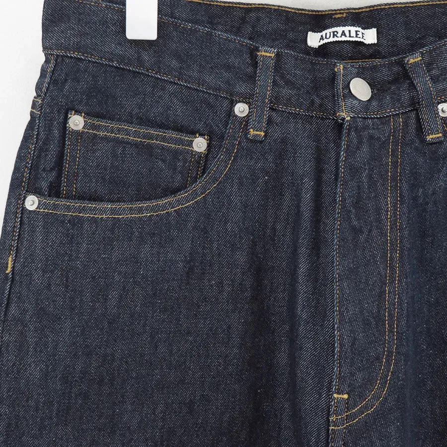 Hard Twist Denim Wide Pants