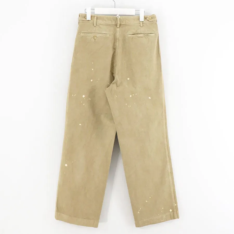 Garment-Dyed Finx Light Chino One-Tuck Wide Pants