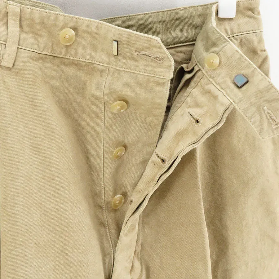 Garment-Dyed Finx Light Chino One-Tuck Wide Pants