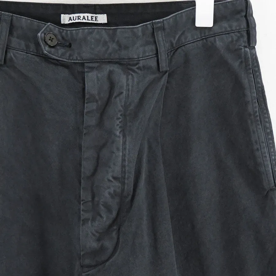 Garment-Dyed Finx Light Chino One-Tuck Wide Pants