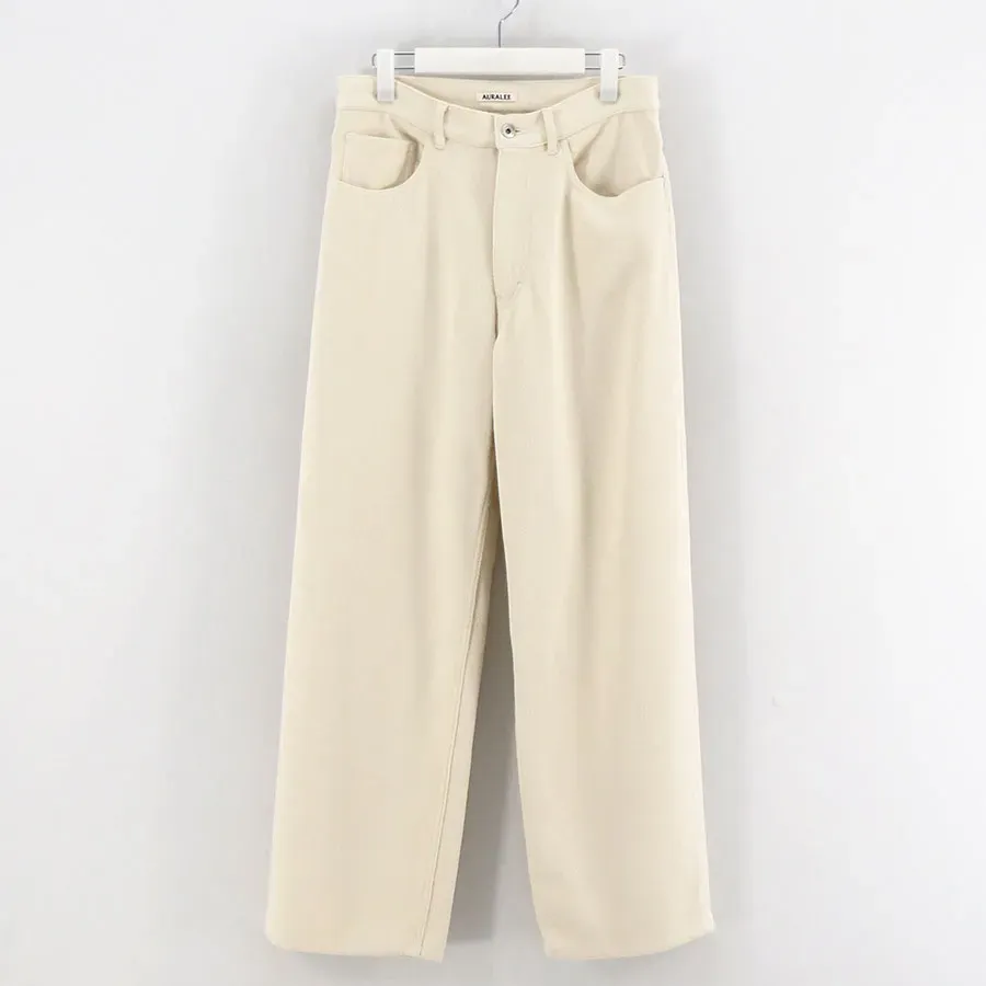 Silk Nep Denim 5P Wide Pants