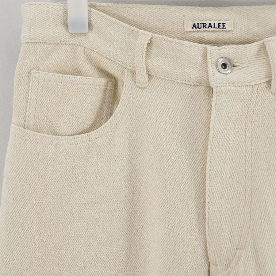 Silk Nep Denim 5P Wide Pants