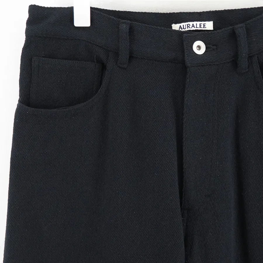 Silk Nep Denim 5P Wide Pants