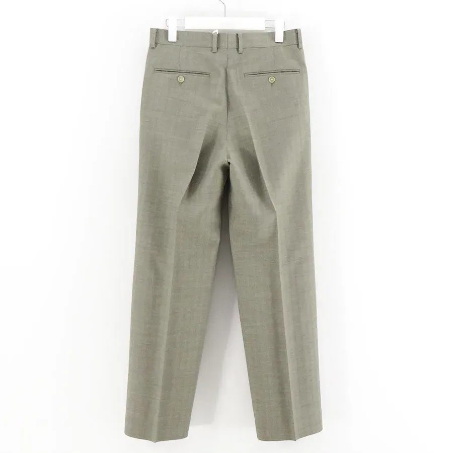 Bluefaced Wool Two-Tuck Slacks