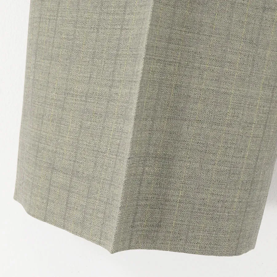 Bluefaced Wool Two-Tuck Slacks