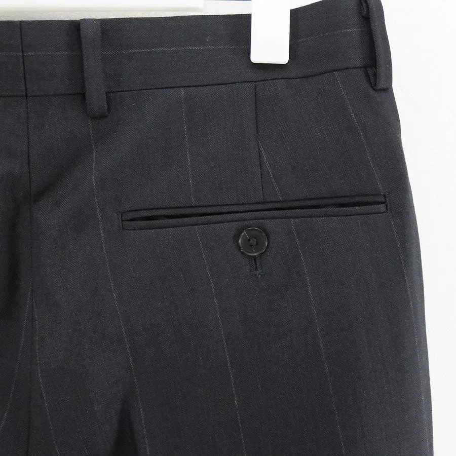 Bluefaced Wool Two-Tuck Slacks