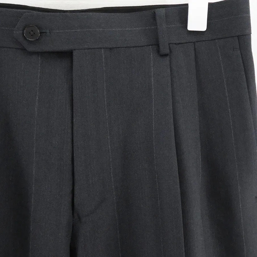 Bluefaced Wool Two-Tuck Slacks