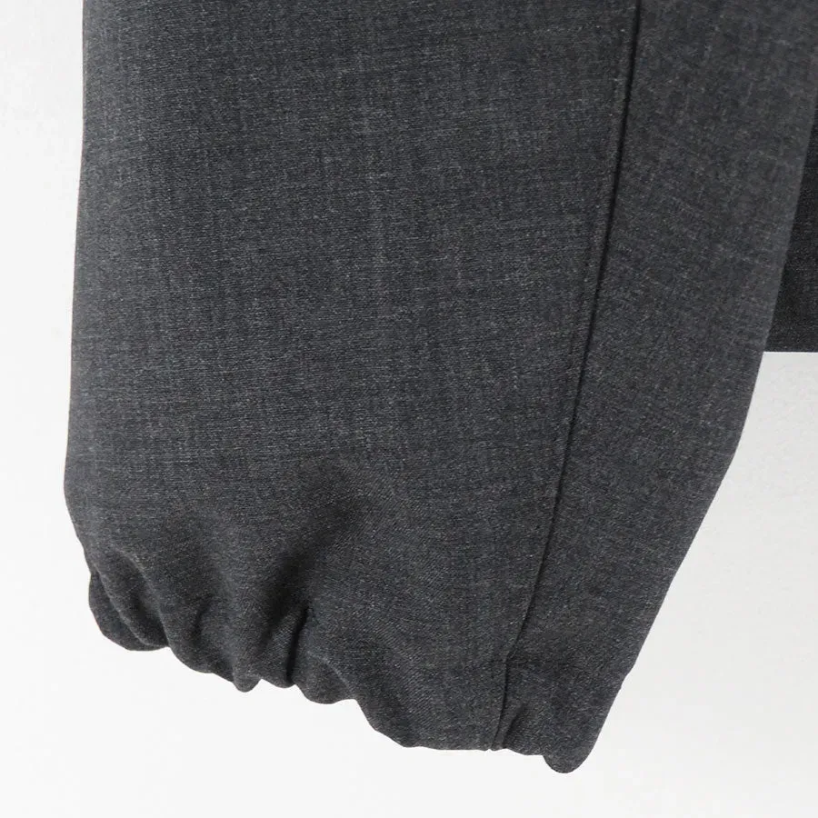 Bonded Tropical Wool Zip Blouson