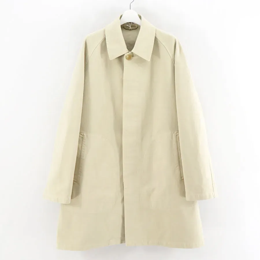 Garment-Dyed Organic Cotton Heavy Twill Short Coat
