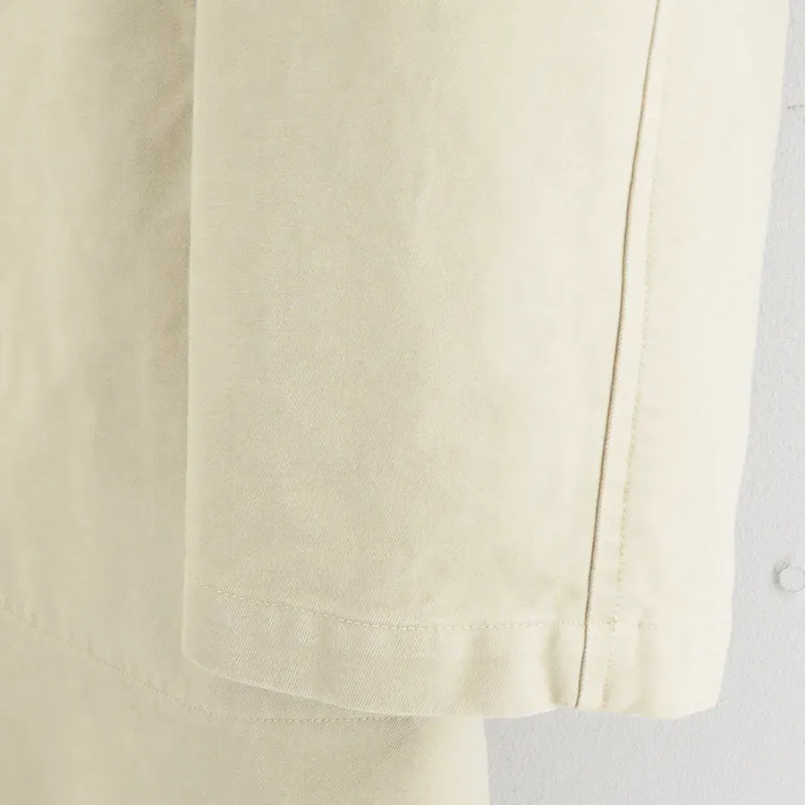 Garment-Dyed Organic Cotton Heavy Twill Short Coat