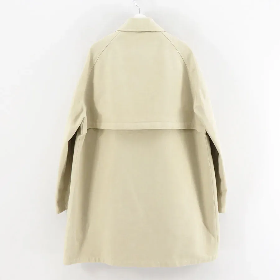 Garment-Dyed Organic Cotton Heavy Twill Short Coat