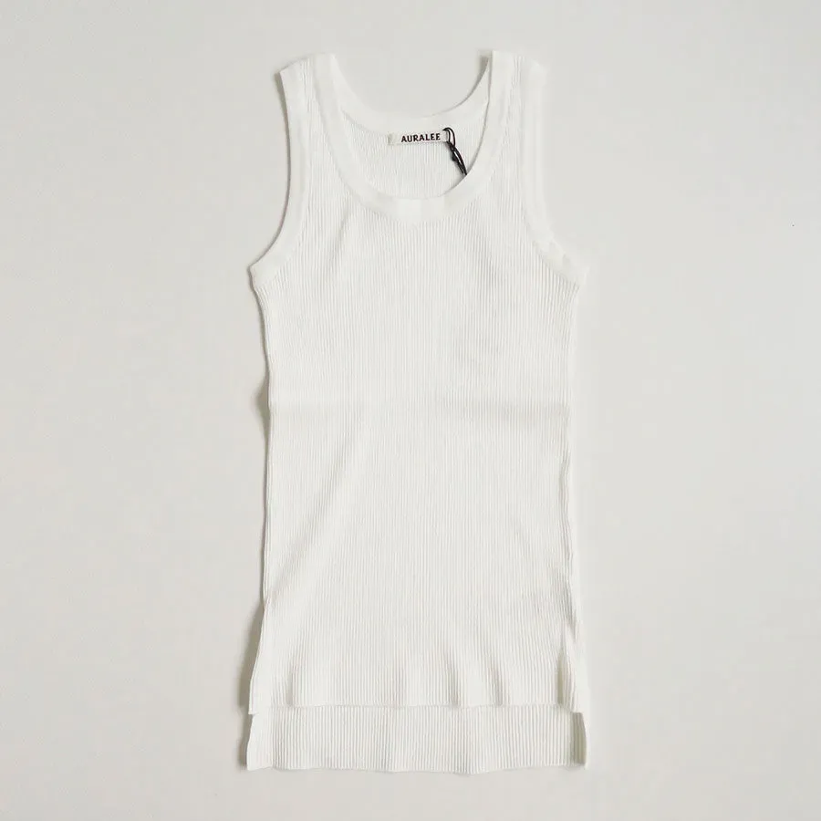 Giza High Gauge Rib Knit Tank