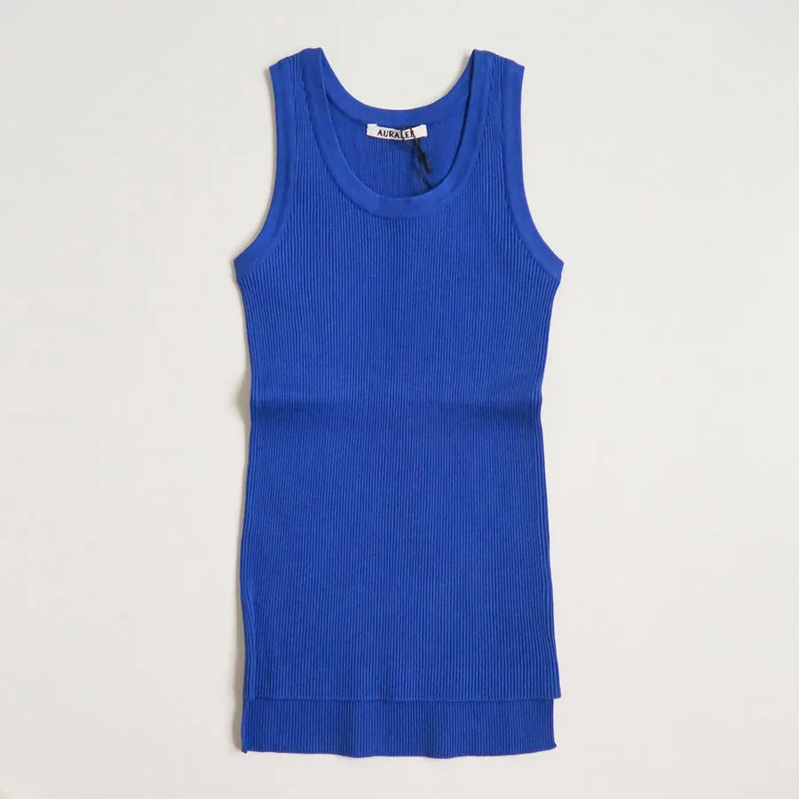 Giza High Gauge Rib Knit Tank