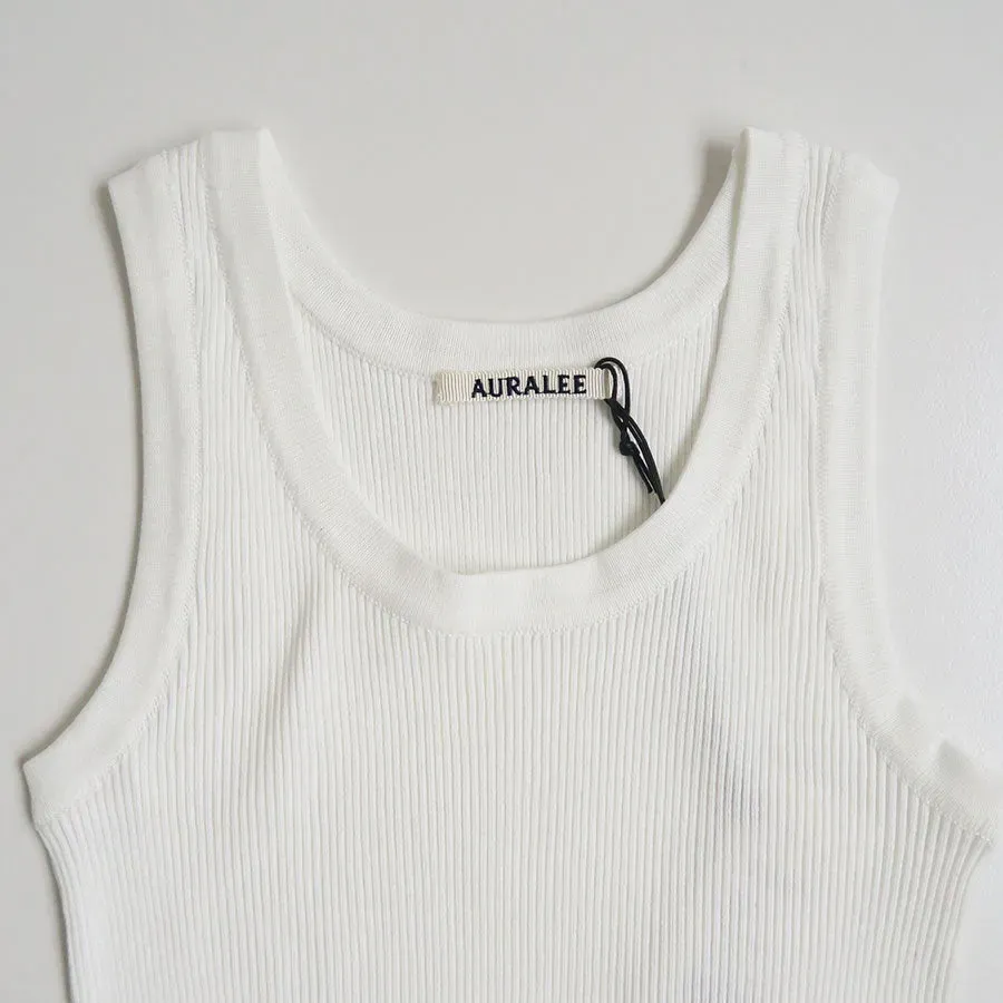 Giza High Gauge Rib Knit Tank
