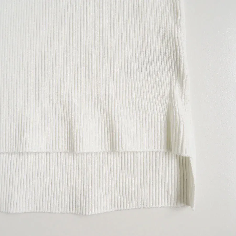 Giza High Gauge Rib Knit Tank