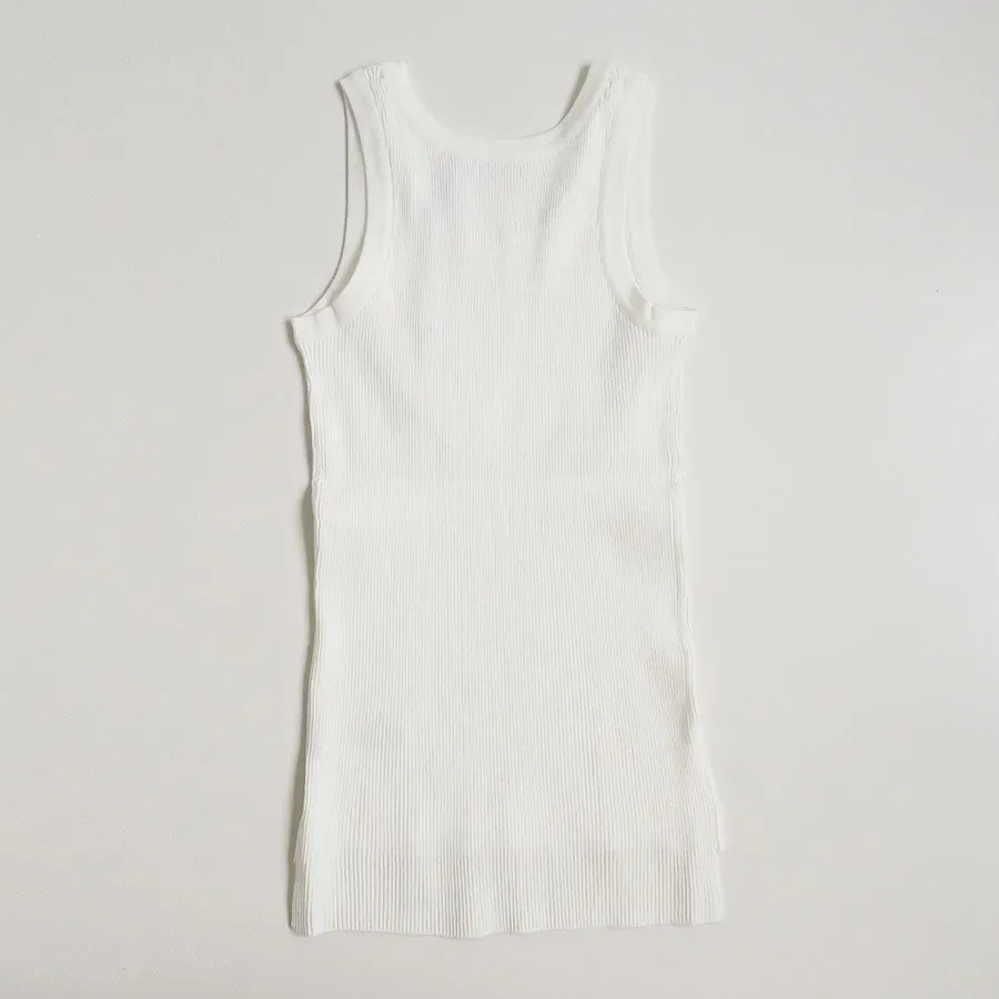 Giza High Gauge Rib Knit Tank