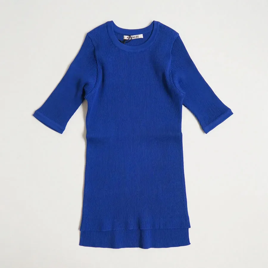 Giza High Gauge Rib Knit Tee