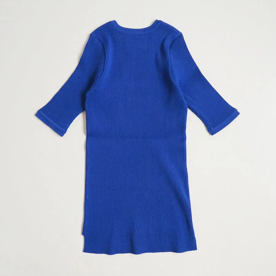 Giza High Gauge Rib Knit Tee