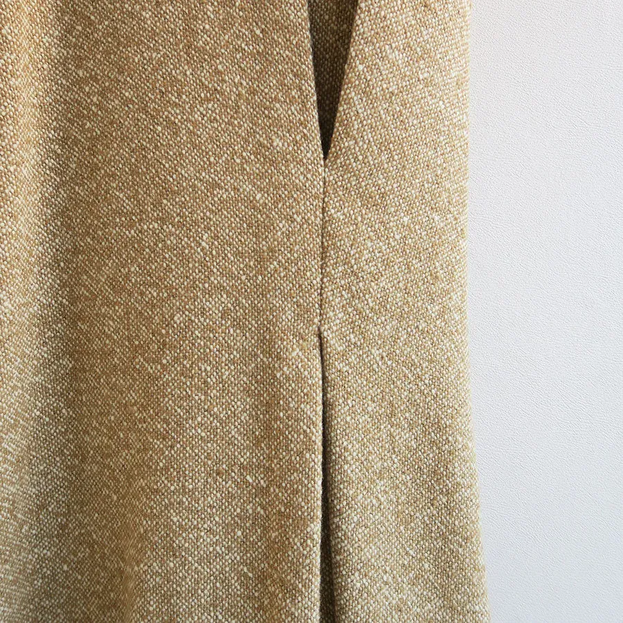 Homespun Tweed Drape Dress