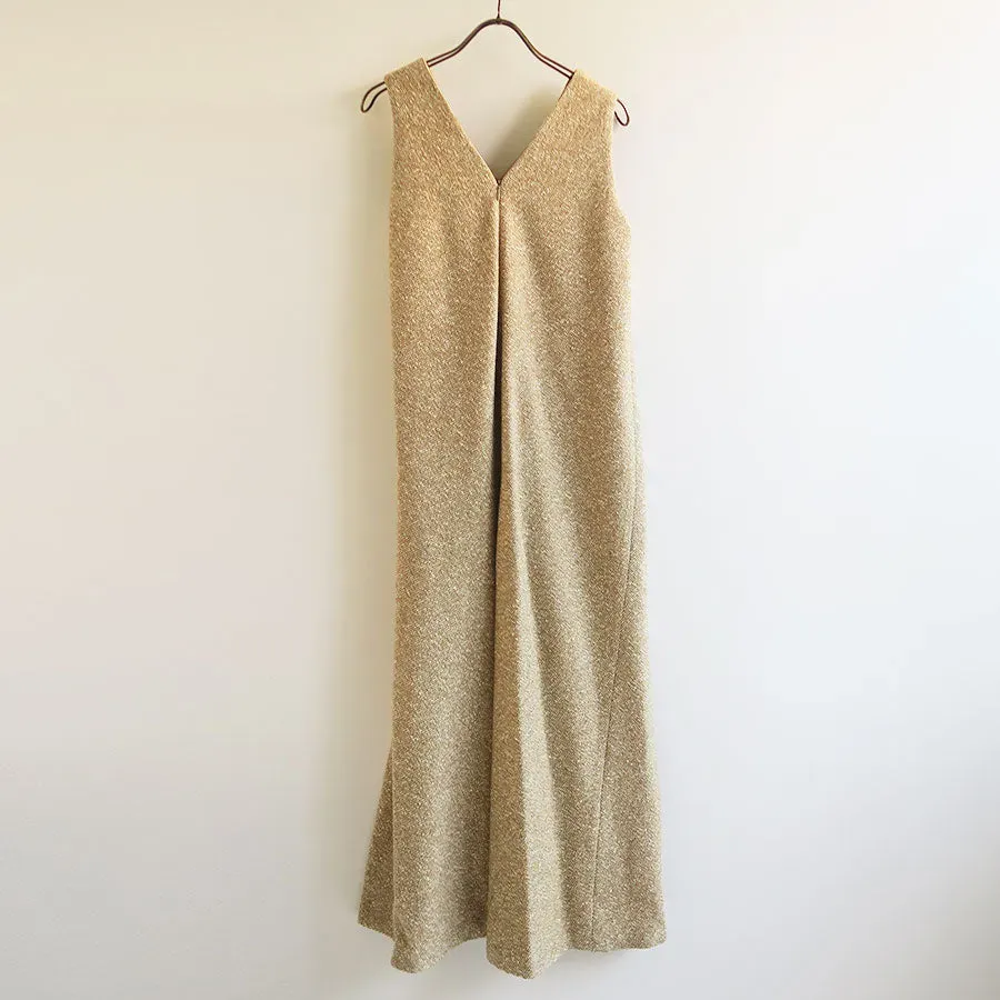 Homespun Tweed Drape Dress