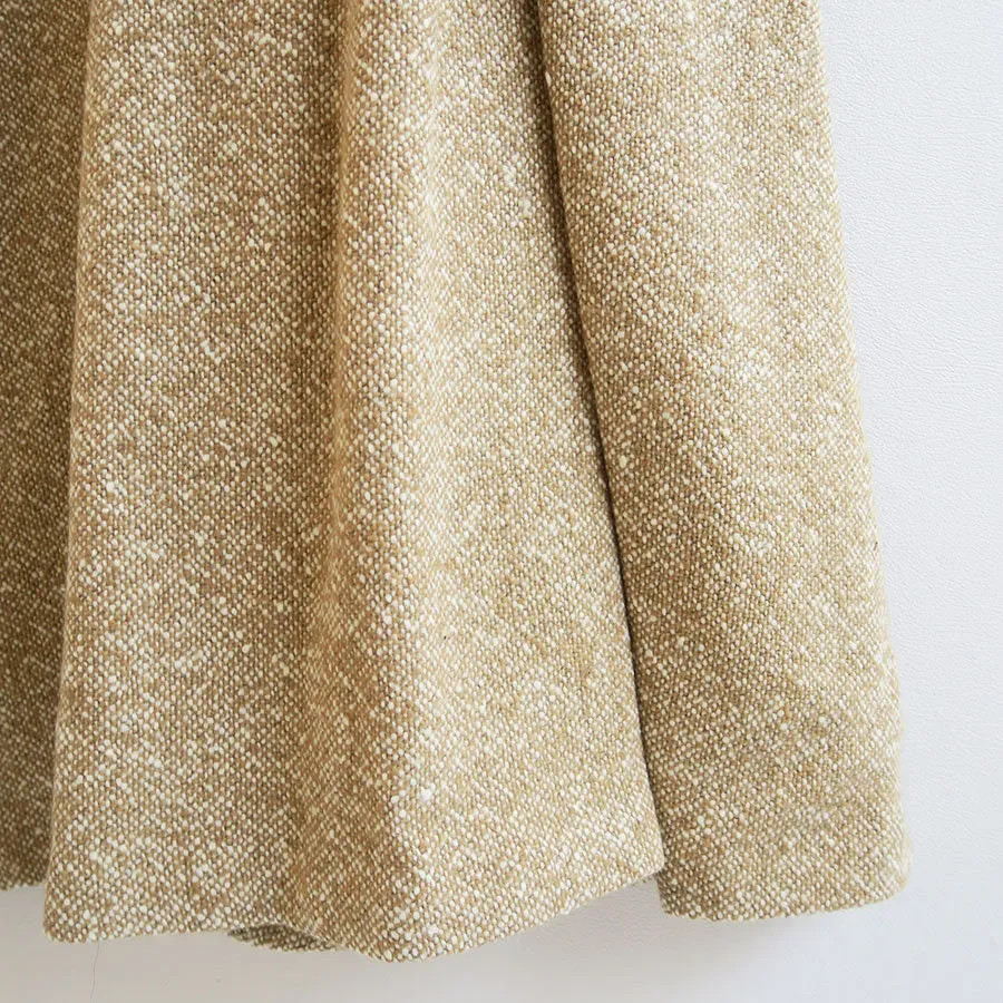 Homespun Tweed Drape Dress