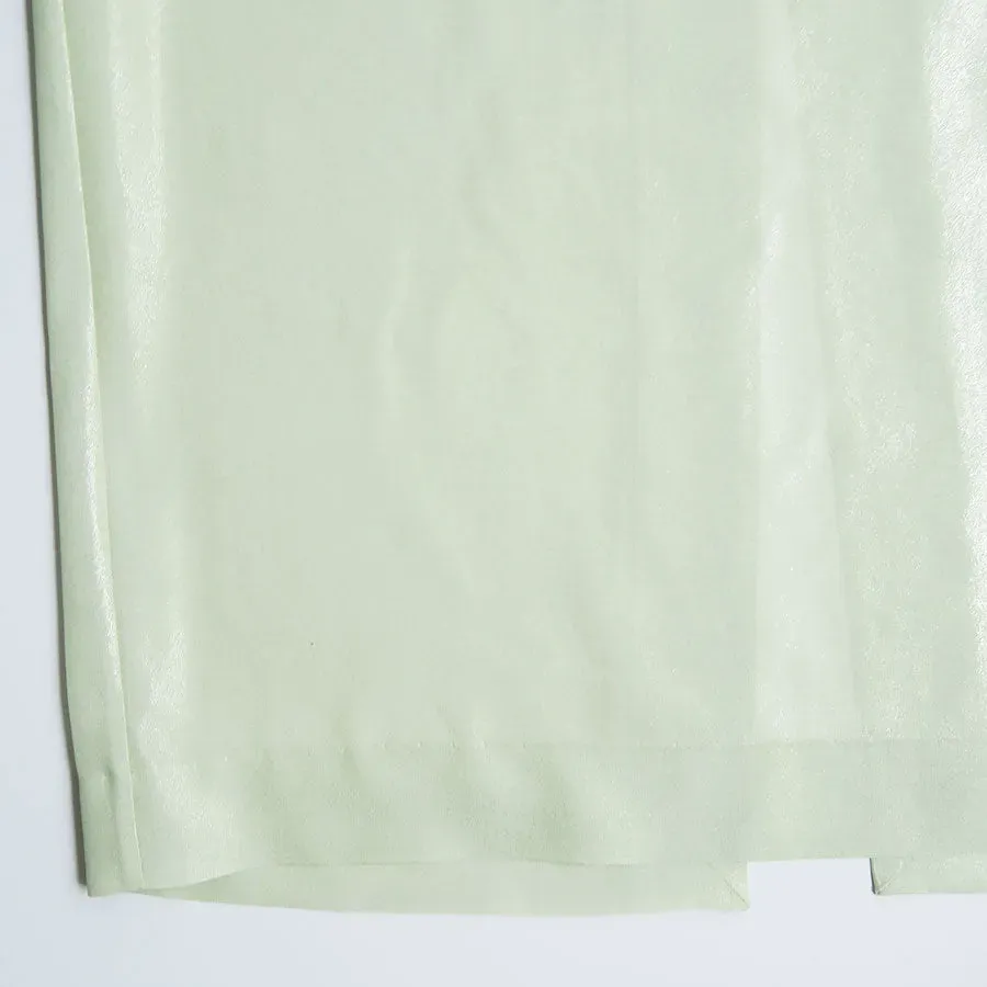 Foil Printed Silk Lawn Skirt