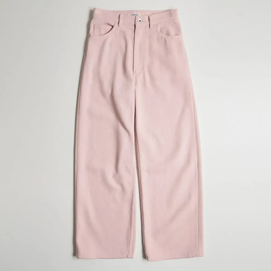 Silk Nep Denim 5P Wide Pants