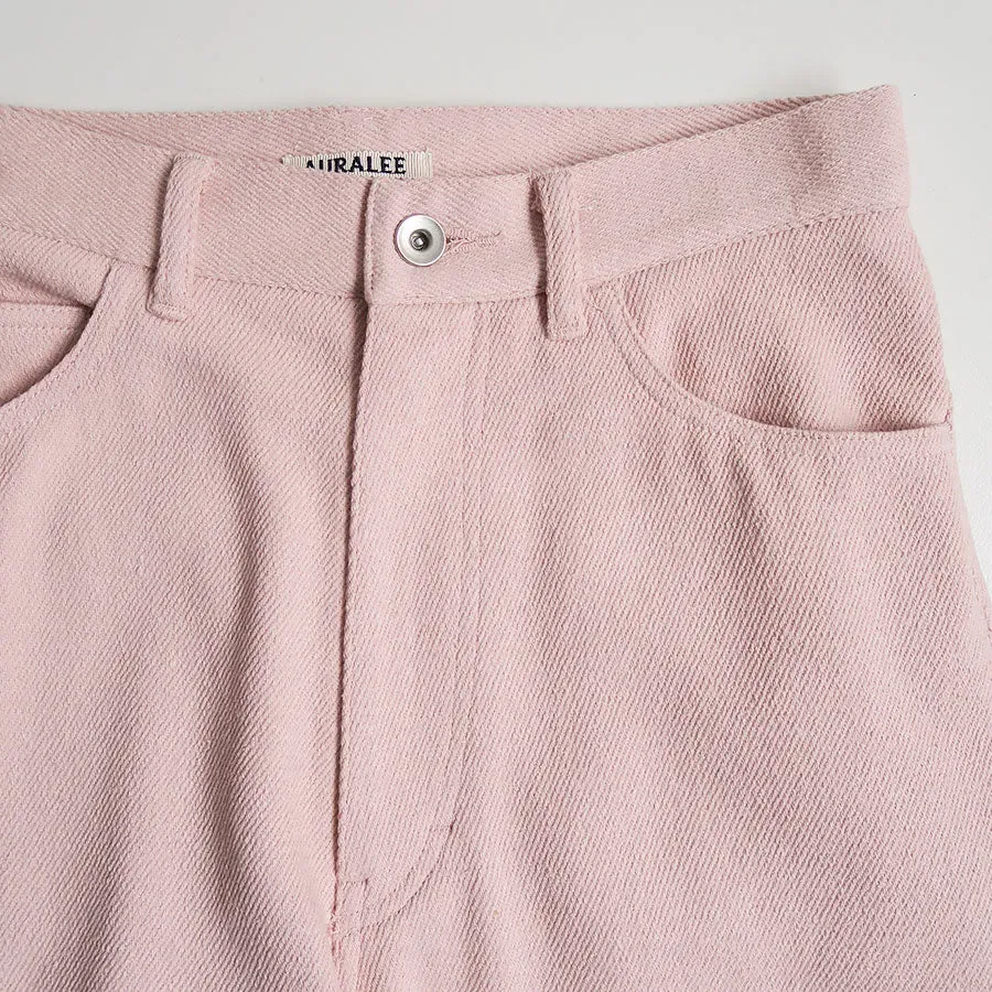 Silk Nep Denim 5P Wide Pants