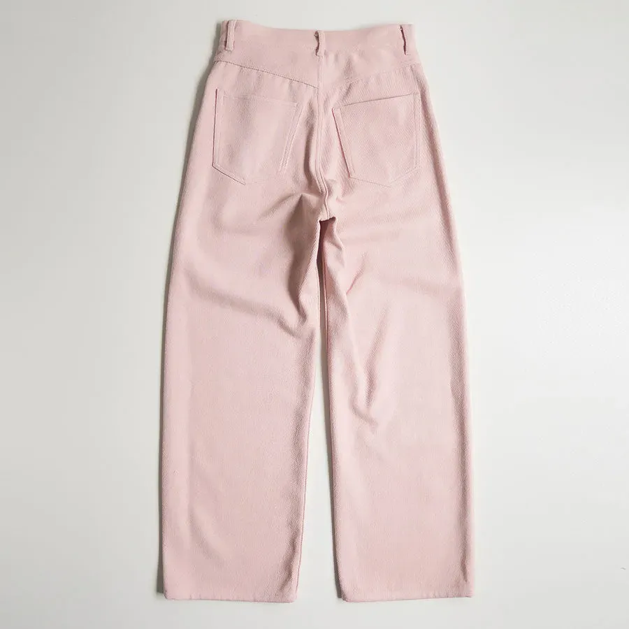 Silk Nep Denim 5P Wide Pants