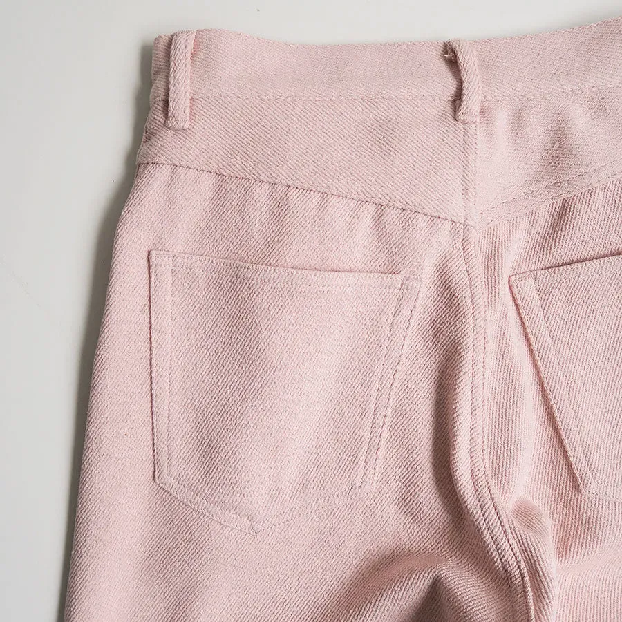 Silk Nep Denim 5P Wide Pants