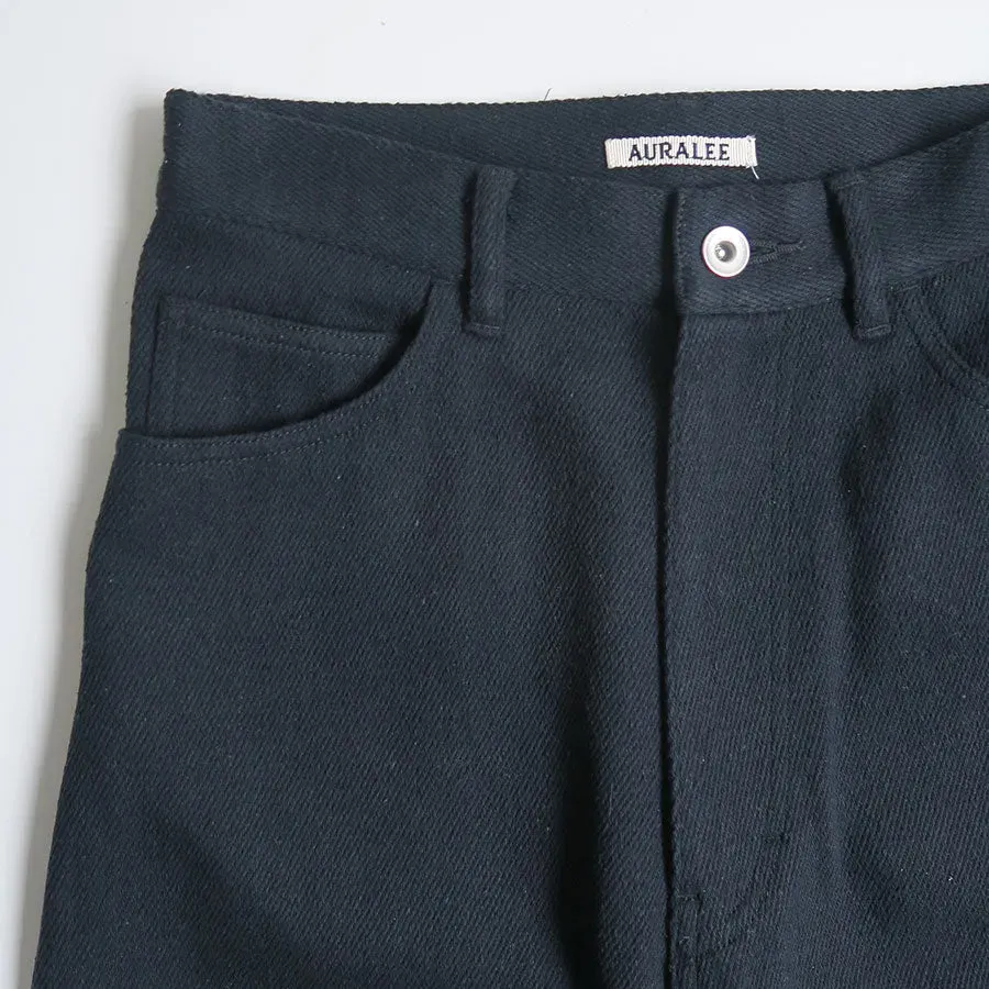 Silk Nep Denim 5P Wide Pants