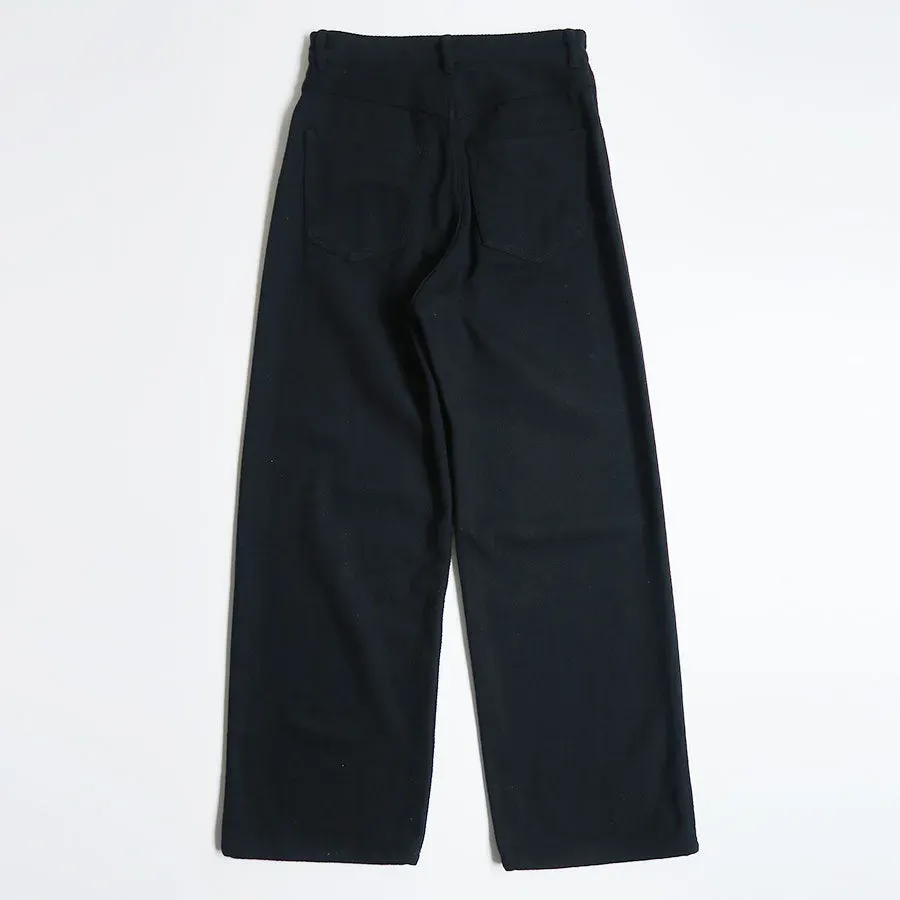 Silk Nep Denim 5P Wide Pants