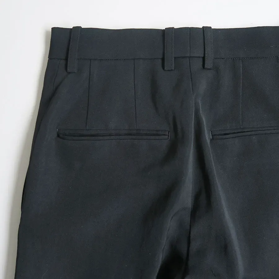 High-Twist Wool Linen Twill Slacks