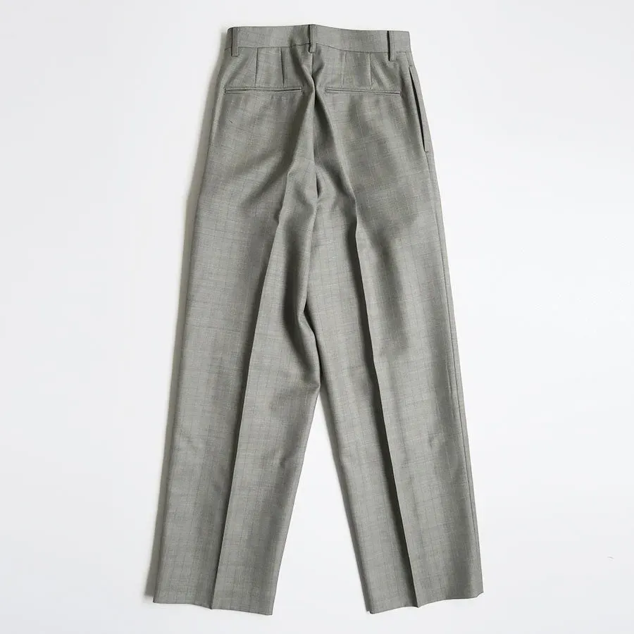Bluefaced Wool Two-Tuck Slacks
